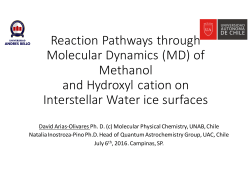 Reaction Pathways through Molecular Dynamics (MD) of