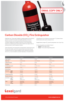 Carbon Dioxide (CO ) Fire Extinguisher