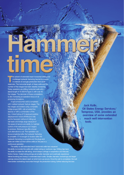Jack Kolle, Oil States Energy Services/ Tempress, USA, provides an