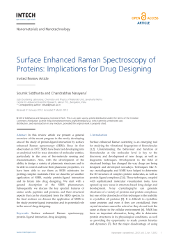 Surface Enhanced Raman Spectroscopy of Proteins