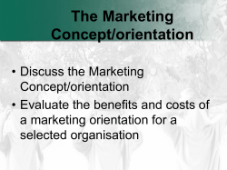 Problems with the selling concept