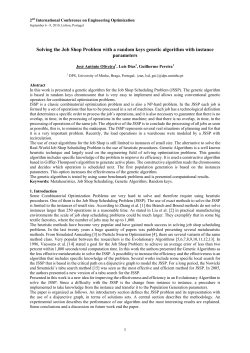 Solving the Job Shop Problem with a random keys genetic algorithm