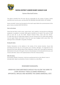 NOOSA DISTRICT JUNIOR RUGBY LEAGUE CLUB Games