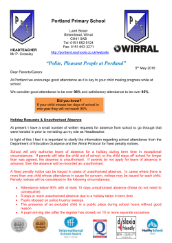 25th May 2006 - Portland Primary School