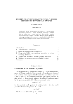EXISTENCE OF NONGEOMETRIC PRO