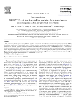 SOCRATES&mdash;A simple model for predicting long-term