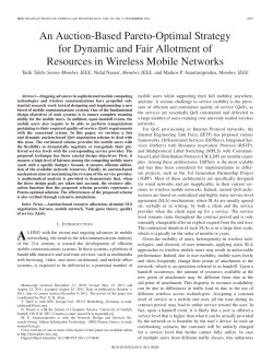 An Auction-Based Pareto-Optimal Strategy for Dynamic