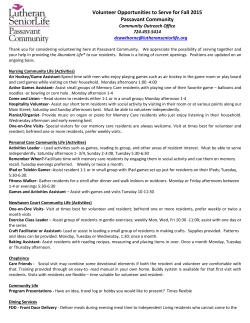 here - Lutheran SeniorLife