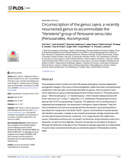 Circumscription of the genus Lepra, a recently resurrected