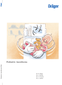 Pediatric Anesthesia