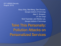 PowerPoint - Advanced Defense Lab