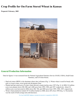 Crop Profile for On-Farm Stored Wheat in Kansas