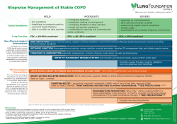 LFA Stepwise Management of COPD - Feb 2016