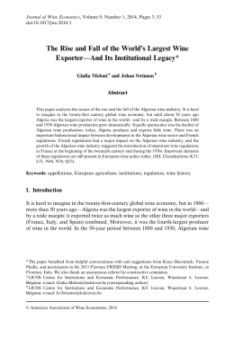 The Rise and Fall of the World`s Largest Wine Exporter—And Its