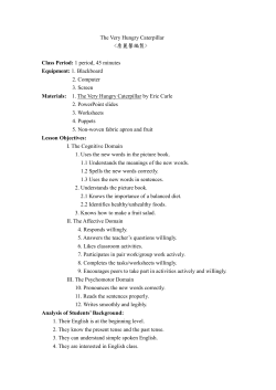 The Very Hungry Caterpillar