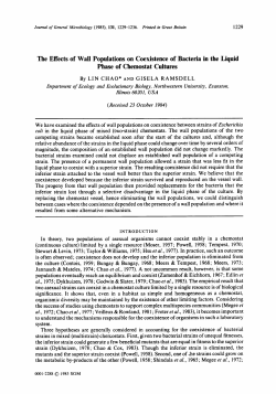 The Effects of Wall Populations on Coexistence of