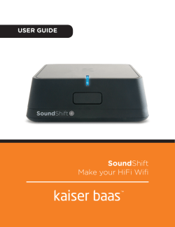 SoundShift Make your HiFi Wifi