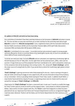 An update on ROLL101 and what we have been