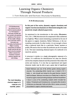 Learning Organic Chemistry Through Natural Products