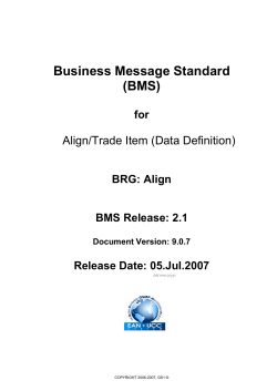 (BMS) - Align/Trade Item