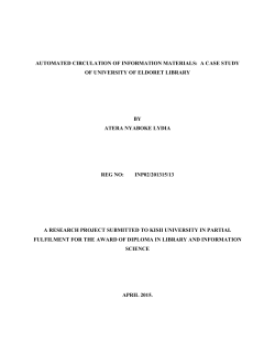 introduction to the study - Kisii University Library