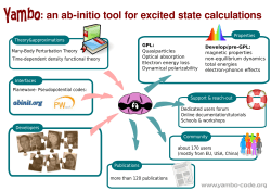 an ab-initio tool for excited state calculations