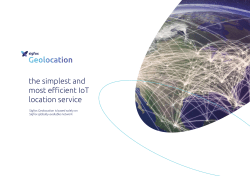 the simplest and most efficient IoT location service