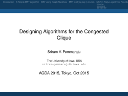 Designing Algorithms for the Congested Clique