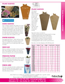 satin sleeves paper sleeves fiber-aire shocase printed paper plant