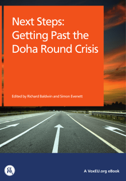 Next Steps: Getting Past the Doha Round Crisis