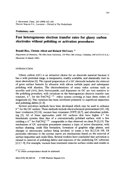 Fast heterogeneous electron transfer rates for glassy carbon