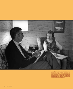 24 24 Fred Rogers looked to his teacher and mentor