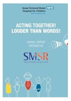 Acting together! LOUDER THAN WORDS!