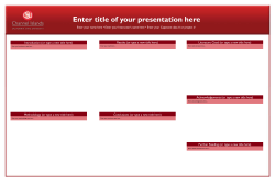 Enter title of your presentation here
