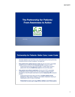 National Priorities Partnership&copy; Acting Together to Improve Safety