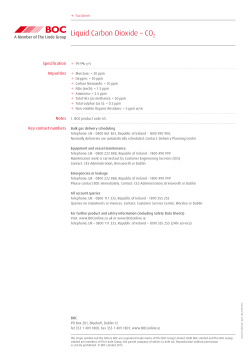 Liquid Carbon Dioxide &ndash; CO2