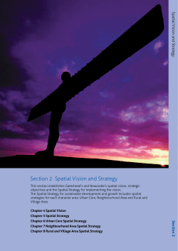 Section 2 Spatial Vision and Strategy