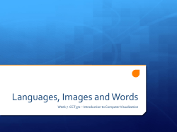 CCT370_Language_Images_Words_Week8 - cct370-w10