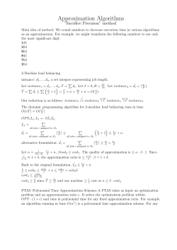 Approximation Algorithms