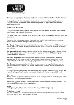 Job Title - Ormiston Families