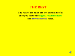 Less Useful Derived Rules