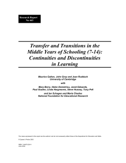 Maths - Department for Education