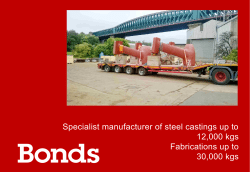 Bonds Foundry Group Brochure