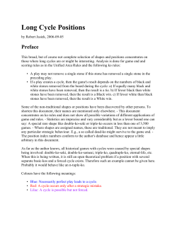 Long Cycle Positions