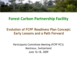 R-Plan - The Forest Carbon Partnership Facility
