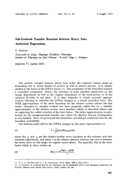 Sub-coulomb transfer reaction between heavy ions