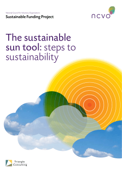 the sustainable sun tool: steps to sustainability