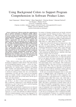 Using Background Colors to Support Program Comprehension in