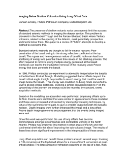 Imaging Below Shallow Volcanics Using Long Offset Data