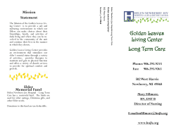 Golden Leaves Living Center Long Term Care